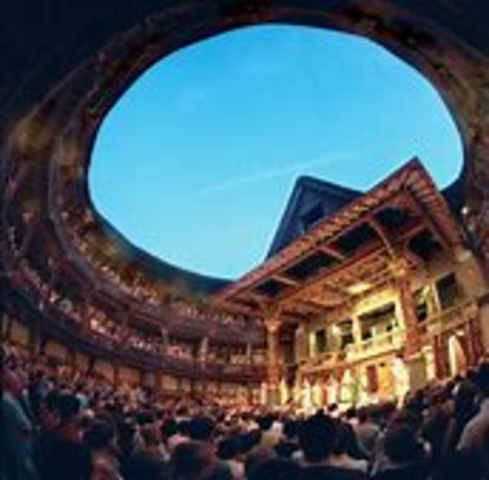 Globe Theatre is built in London
