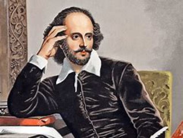 William Shakespeare, the Bard of Avon, is born