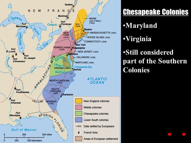 The Chesapeake Colonies