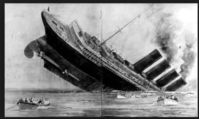 sinking of the Lusitania (US/EU)