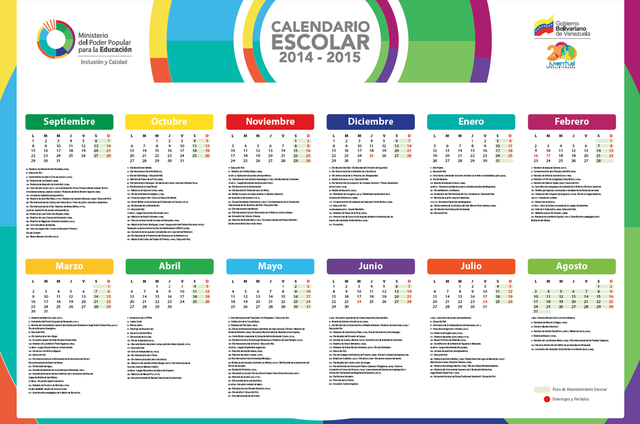 Unificación de calendarios escolares