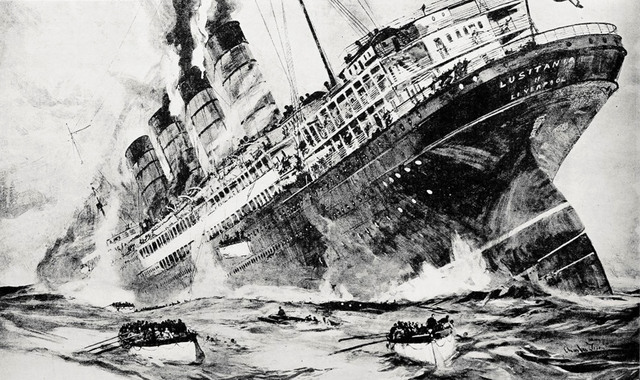 (US)Sinking of the Lusitania