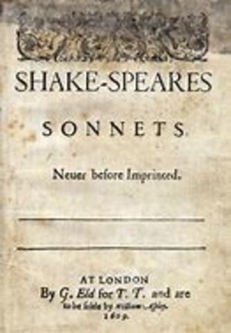 Shakespeare's sonnets are published