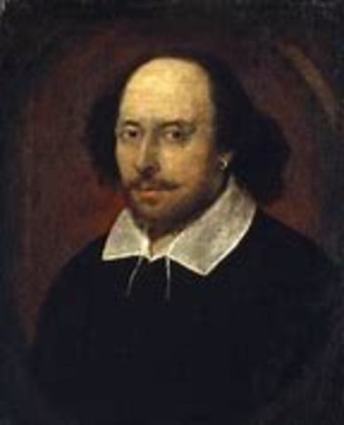 William Shakespeare, the Bard of Avon, is born