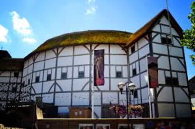 Globe Theatre is built in London