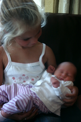 Nichtje Anna geboren