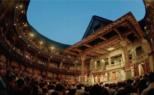 Globe Theatre is built in London