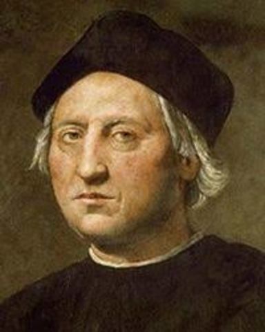 Christopher Columbus reaches the Americas