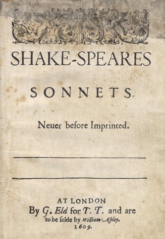Shakespeare's sonnets are published