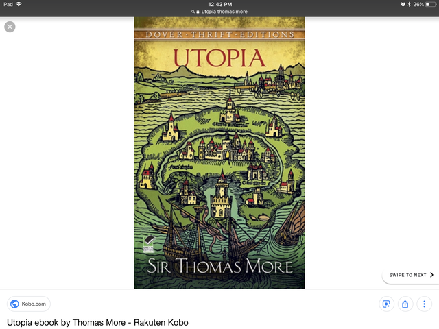 Thomas More’s Utopia is published