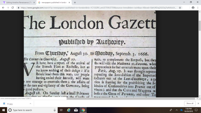 Newspapers first published in London