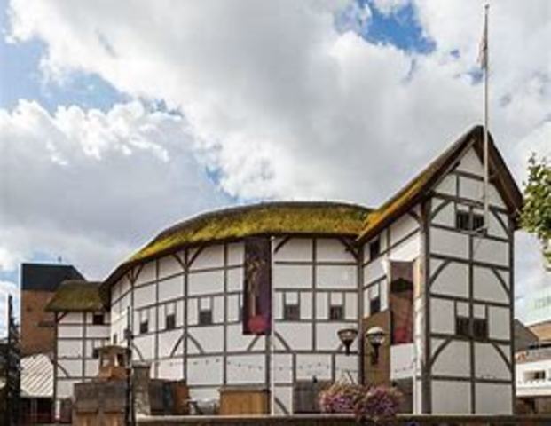 Globe Theatre is built in London