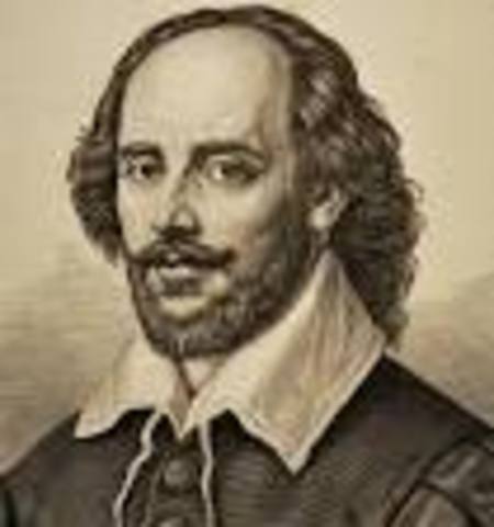William Shakespeare, The Bard of Avon, is born