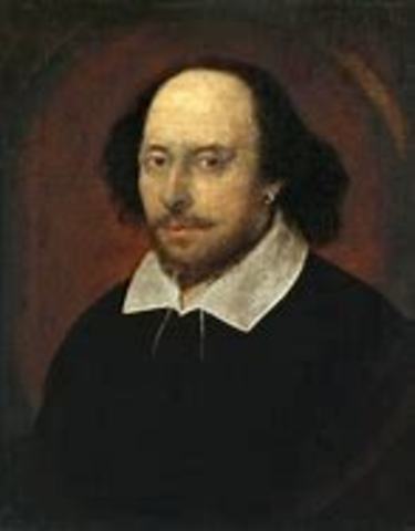 William Shakespeare, the Bard of Avon, is born