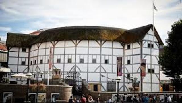 Globe Theater is built in London