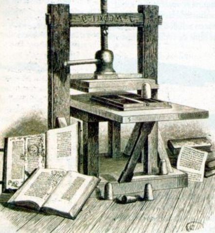 Invención de la imprenta