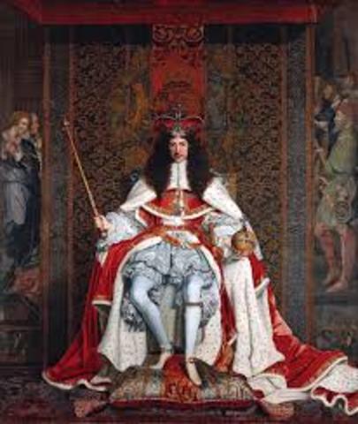 Puritan Commonwealth ends, monarchy is restored with Charles II