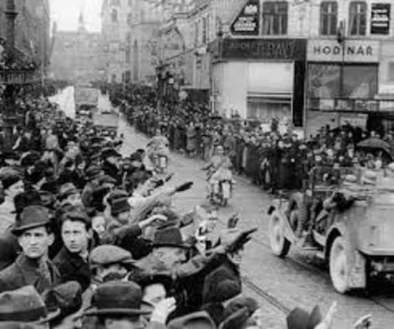 Germany occupied Czechoslovakia