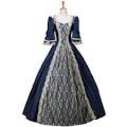 1600's dresses