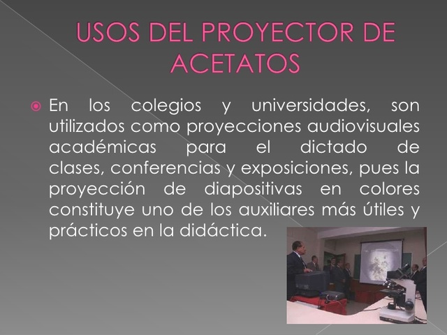 CREACIÓN PROYECTOR DE ACETATOS