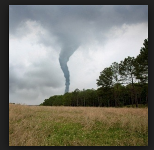 First Possible Tornado Sighting