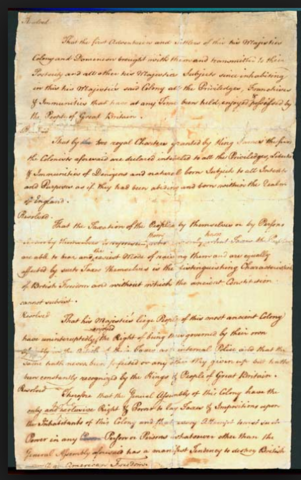 Virginia Stamp Act Resolution
