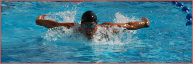 First time i joined the swimming team