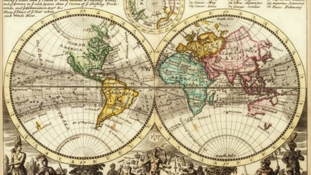 Mercator publica el primer plano completo del mundo