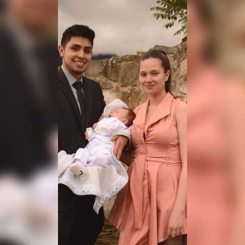 El dia de su bautizo