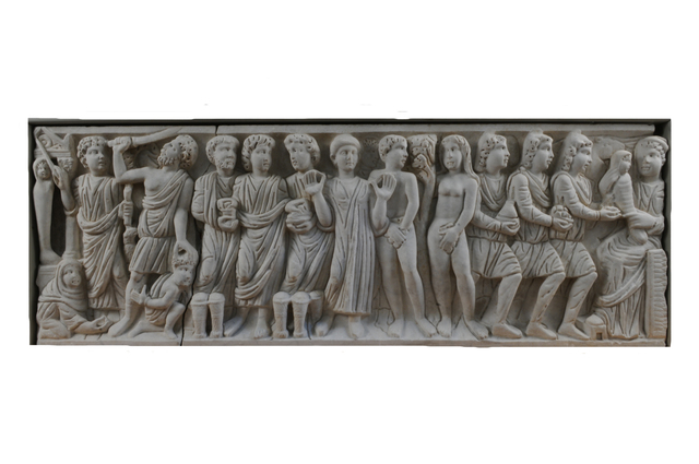 Fragmento del sarcófago de Layos