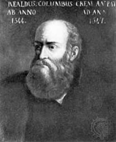 Anatomist, Realdo Colombo's treats pulmonary circulation of the blood