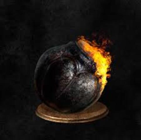 Casa atacada por bombas incendiarias