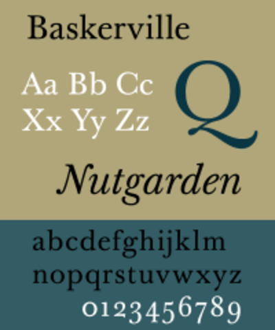 John baskerville (Serif)
