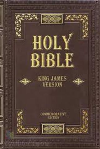 king James Bible is published