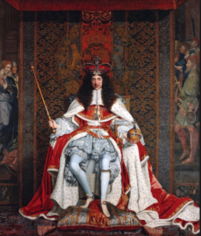 Puritan Commonwealth ends;monarchy is restored with Charles II