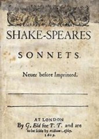 shakespeare's sonnets are published