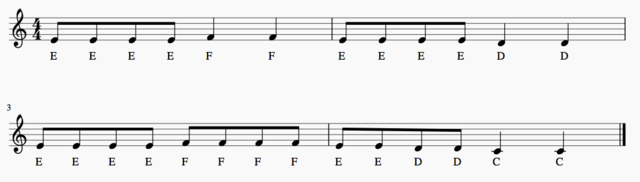 6. Read the note names