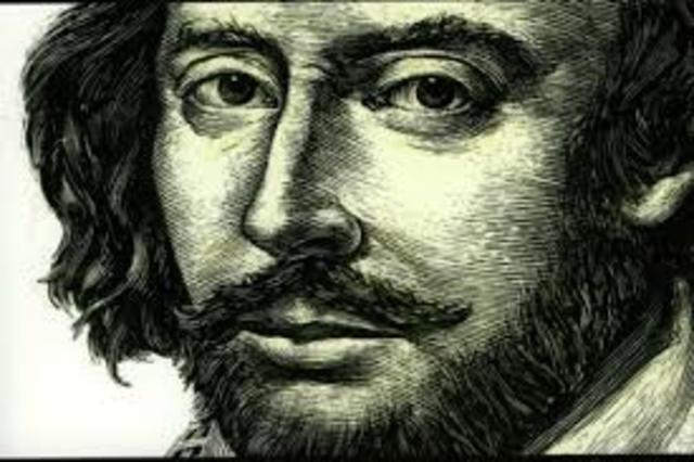 William Shakespeare, the Bard of Avon, is born