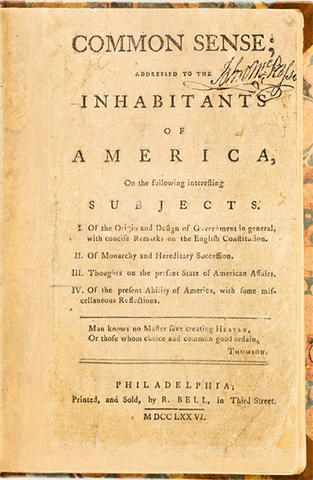 Writing and distribution of common sense