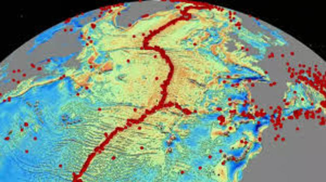 Mapeo del fondo del océano.