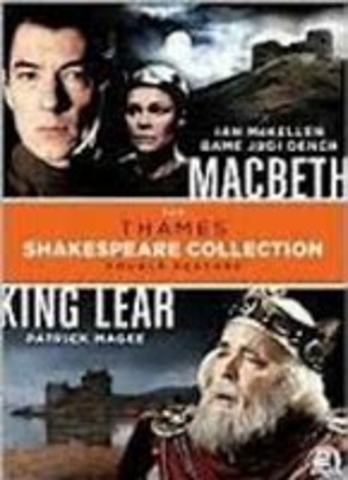 Shakespeares writes King Lear and Macbeth