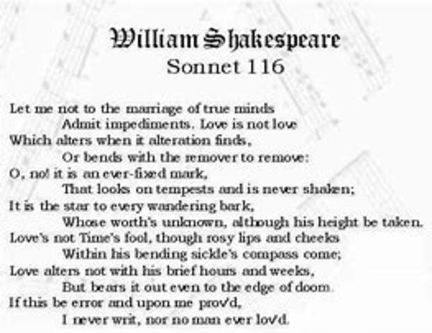 Shakespeares sonnets are published
