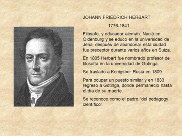 EL REALISMO DE JOHANN FRIEDRICH HERBART