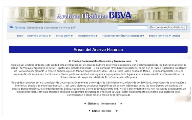 Primer portal en Tridion (Archivo Histórico)