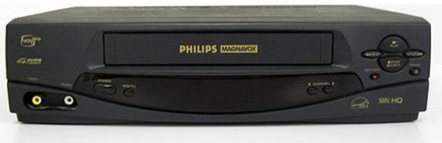 VCR's were used to Watch Videos on Home