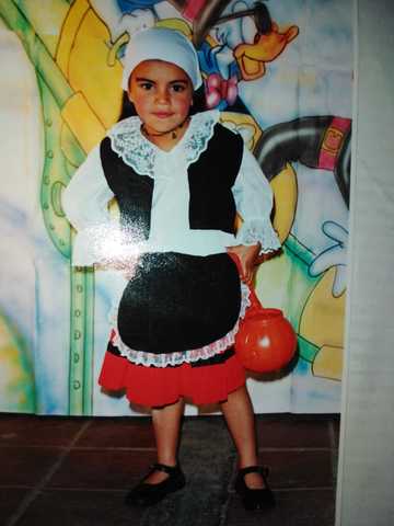 me disfrace de gitana