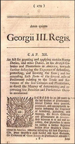 The Stamp Act