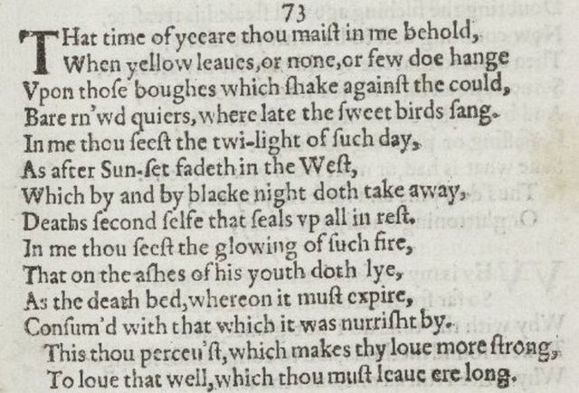 Shakespeare's sonnets are published