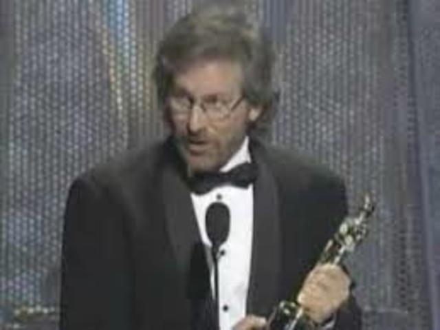Steven Spielberg wins his first directing Oscar.