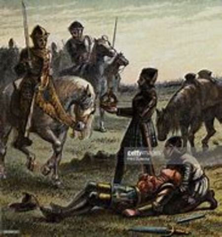 Richard lll is killed in battle